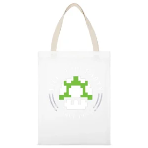 Life of the party since 1985 - Super Mario bros Nintendo White Canvas Tote Shopping Bag