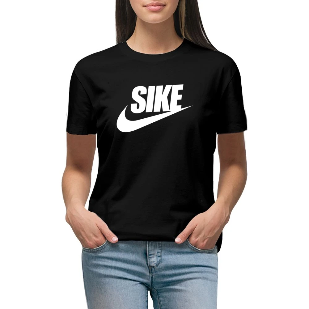 Like Funny Nike Parody Graphic Sports Premium Women Ladies T-shirt