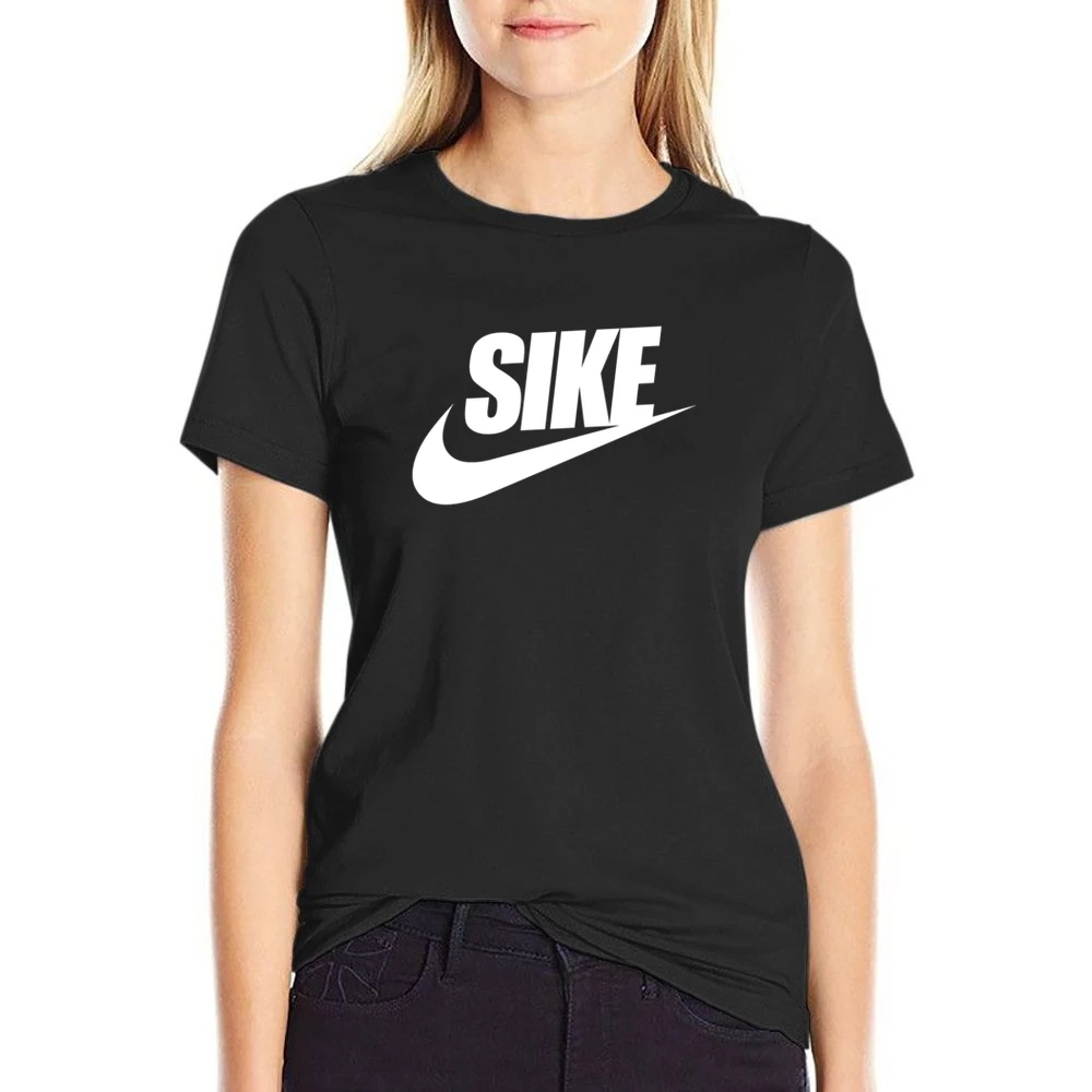 Like Funny Nike Parody Graphic Sports US Size Women Ladies T-shirt