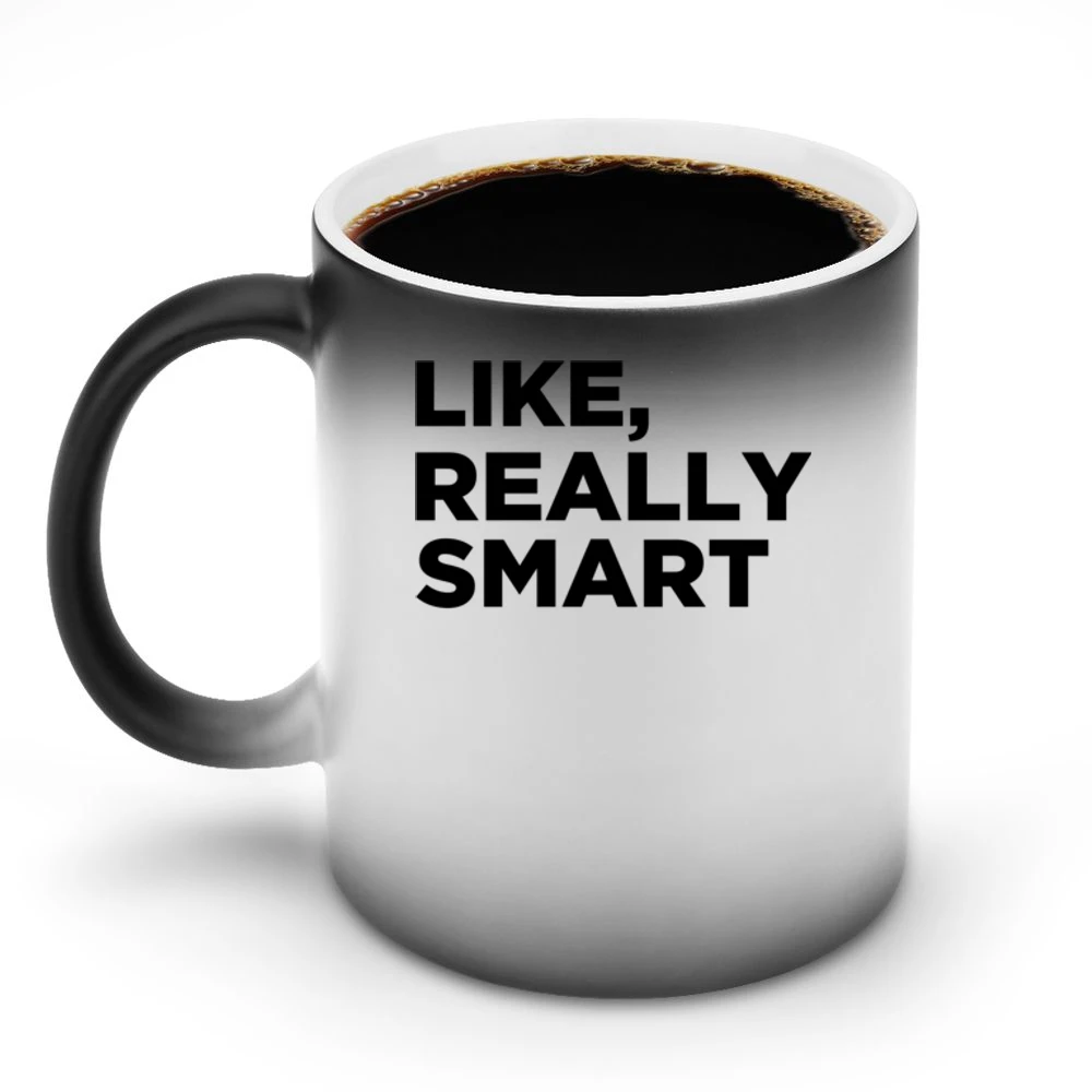 Like Really Smart Funny Donald Trump Quote American President Discoloration Mug