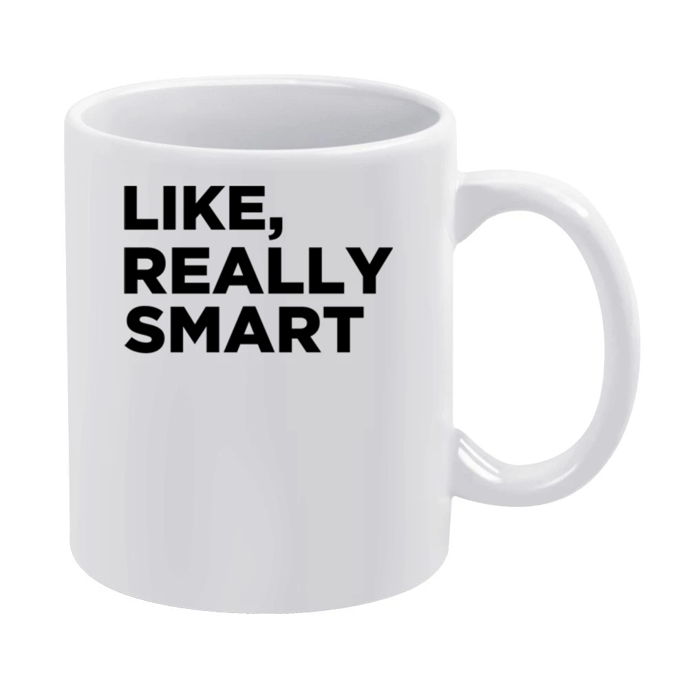 Like Really Smart Funny Donald Trump Quote American President White Mug