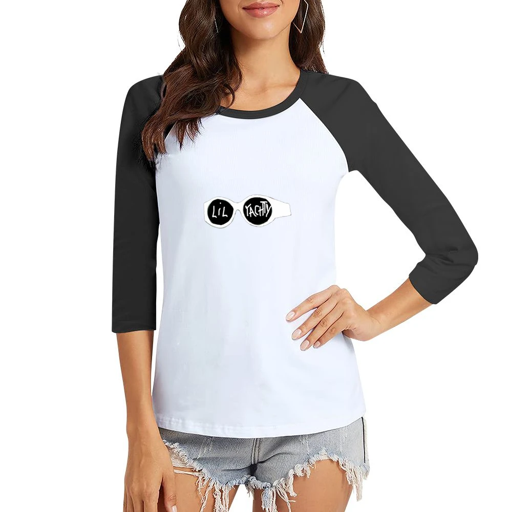Lil Yatchty Hip Hop Tshirt (all Styles And Colors Available) Women Ladies 3-4 Sleeve T-Shirt