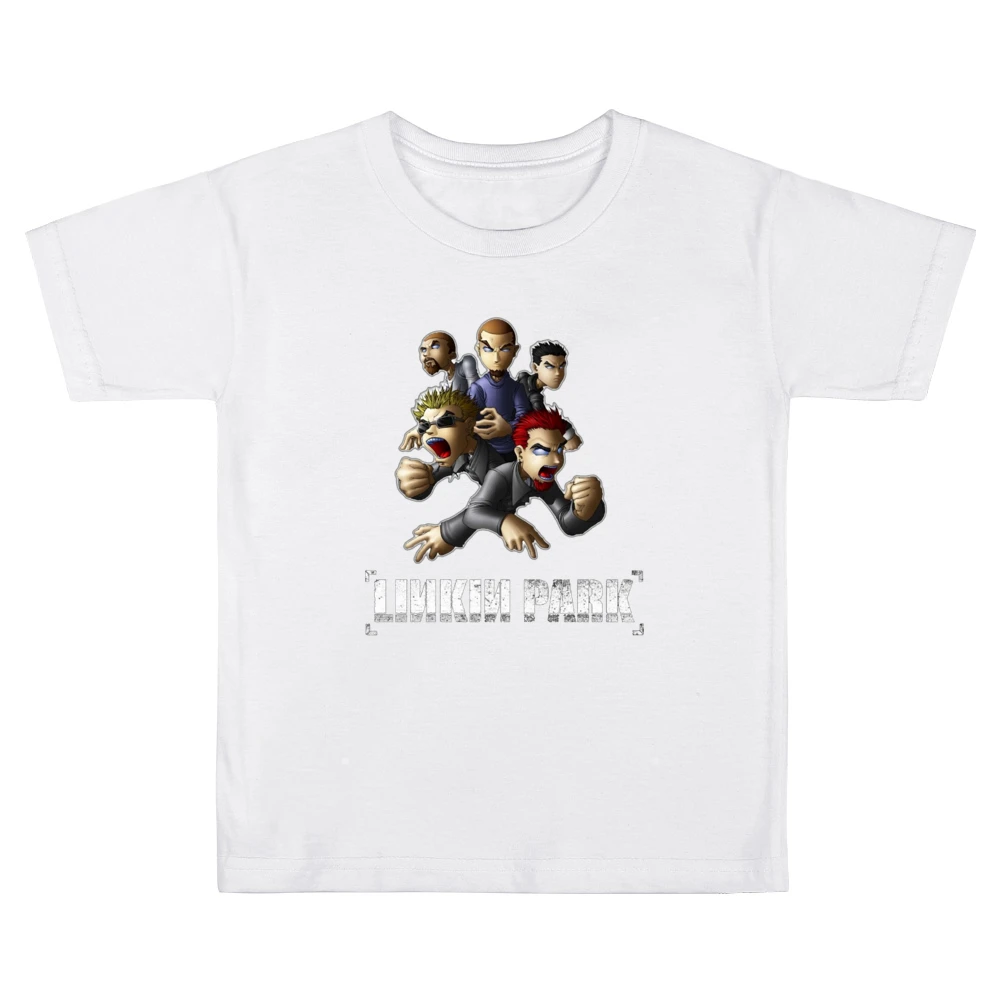 Linkink park member cartoon Kids Boys Girls T-Shirt