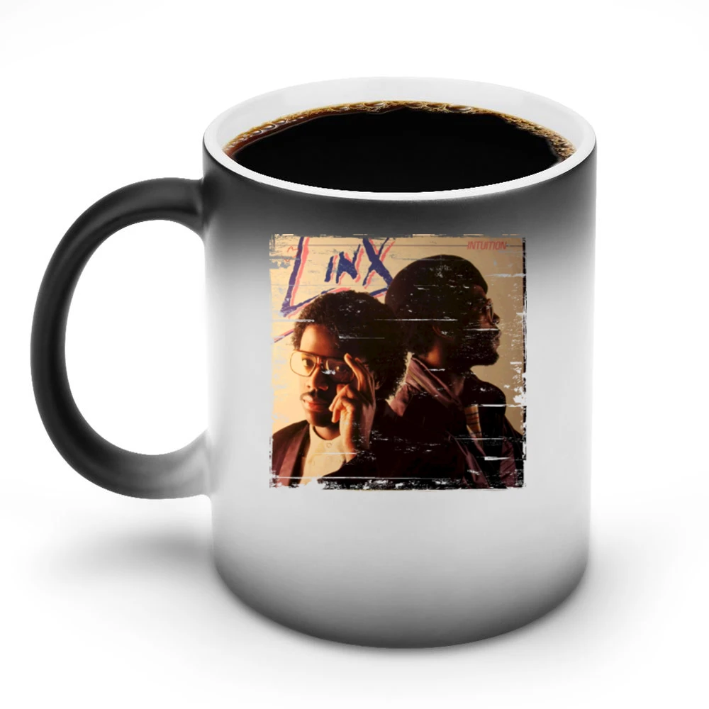 Linx Intuition Album Cover Distressed Image Discoloration Mug
