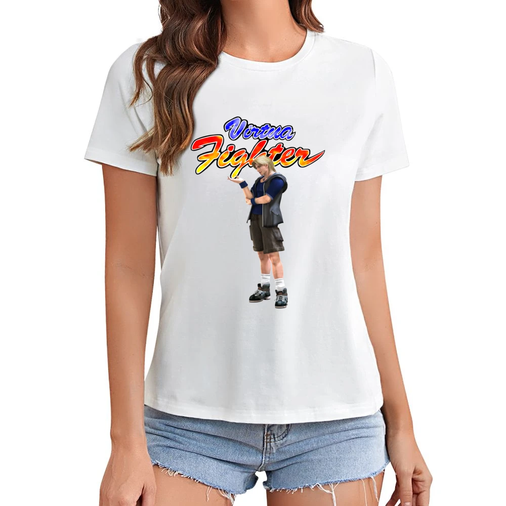 Lion Rafale Virtua Fighter Arcade Fighting Retro Video Game Character Asian Size Women Ladies T-shirt