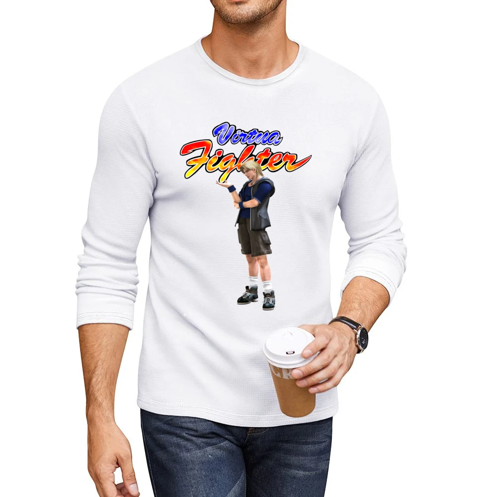 Lion Rafale Virtua Fighter Arcade Fighting Retro Video Game Character Men CrewNeck Long Sleeve T-Shirt