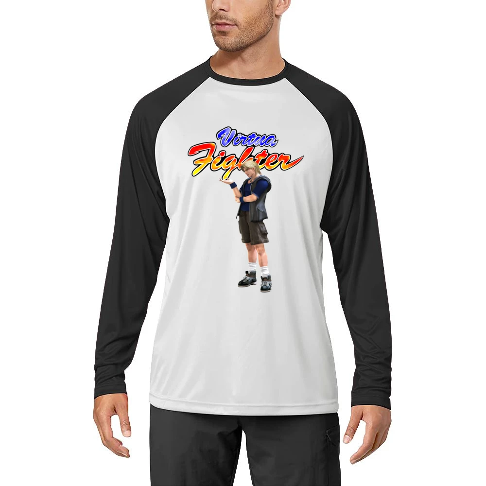 Lion Rafale Virtua Fighter Arcade Fighting Retro Video Game Character Men Long Sleeve T-Shirt