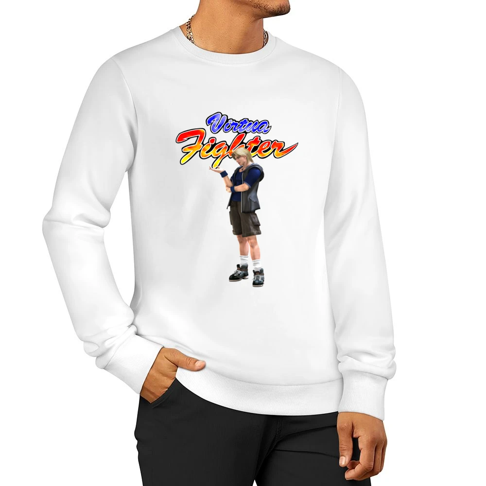Lion Rafale Virtua Fighter Arcade Fighting Retro Video Game Character Men Pullover Sweatshirt