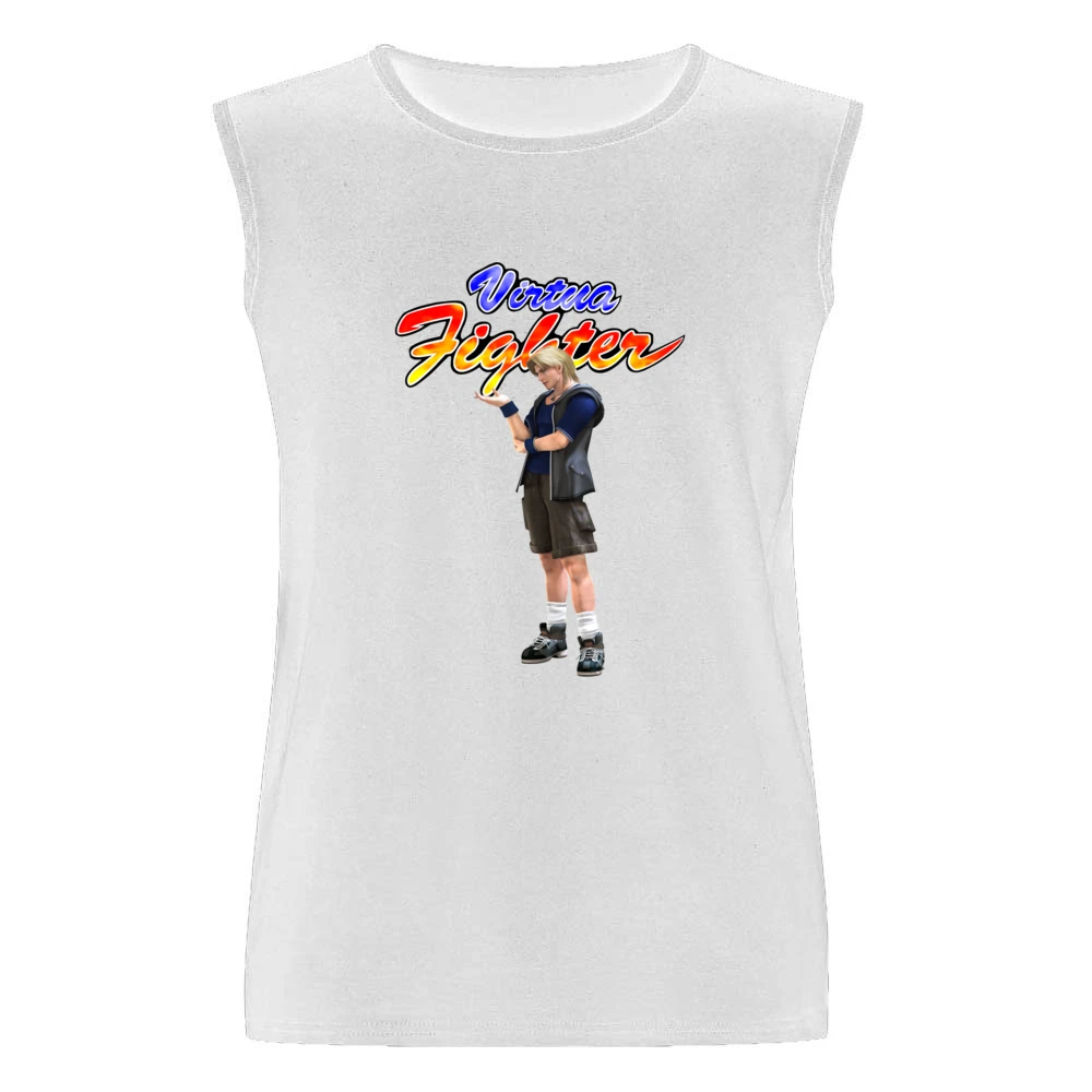Lion Rafale Virtua Fighter Arcade Fighting Retro Video Game Character Men Sleeveless T-Shirt