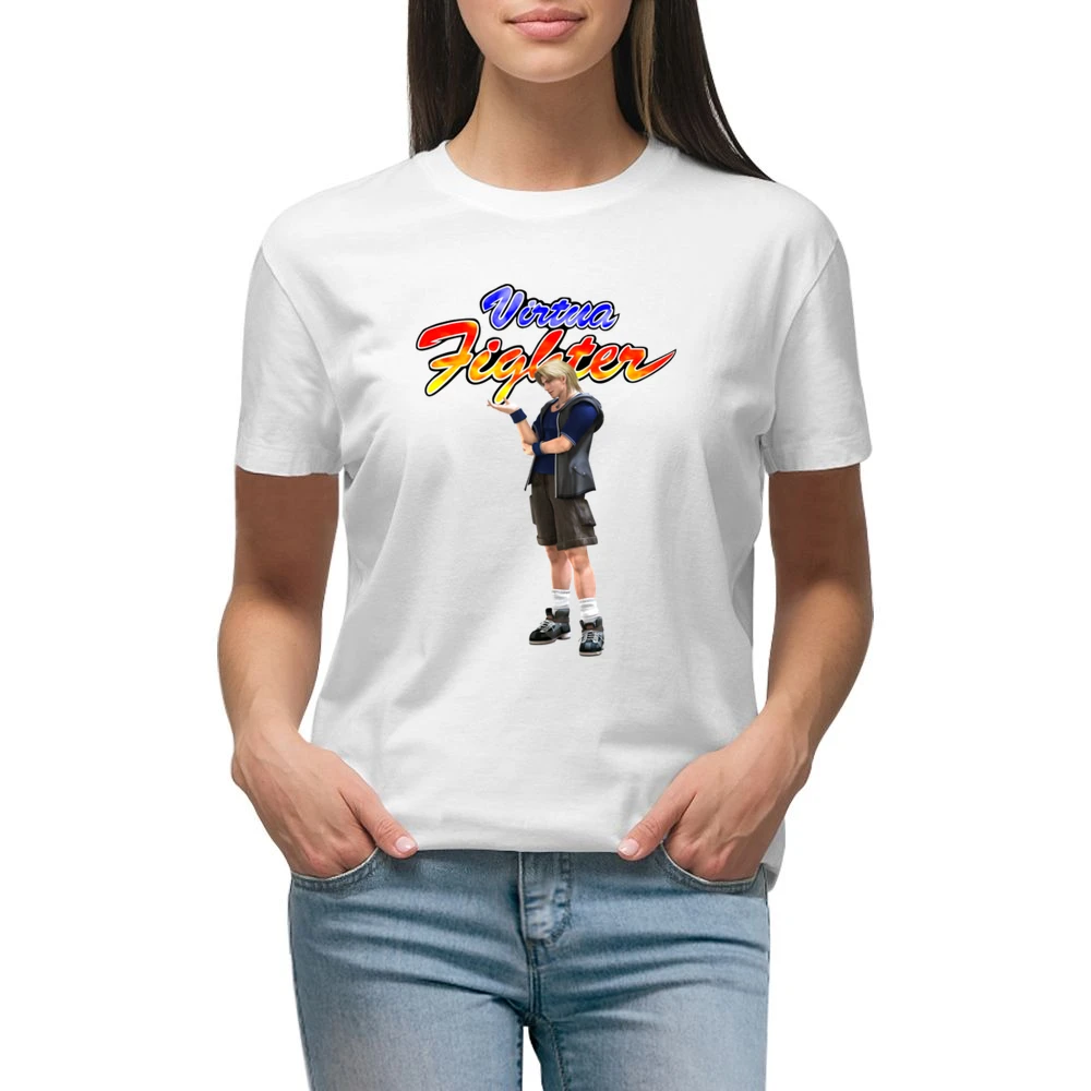 Lion Rafale Virtua Fighter Arcade Fighting Retro Video Game Character Premium Women Ladies T-shirt