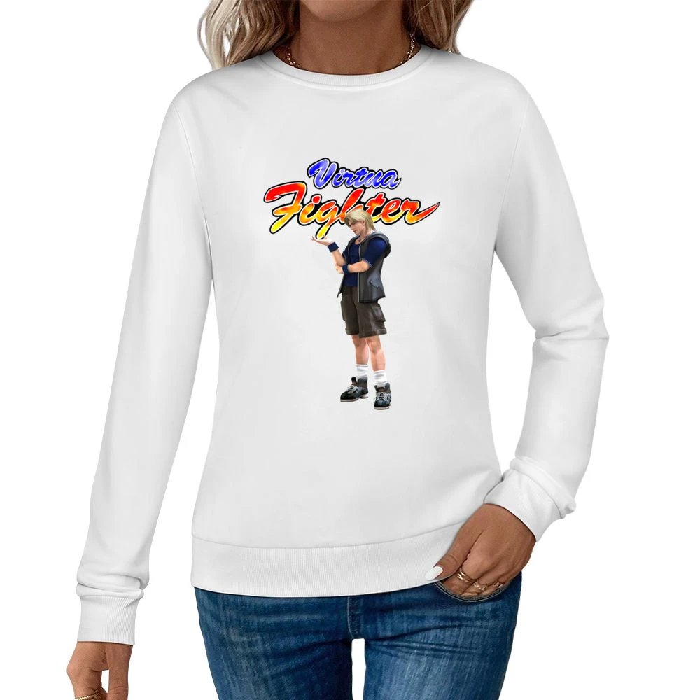 Lion Rafale Virtua Fighter Arcade Fighting Retro Video Game Character Women Pullover Sweatshirt
