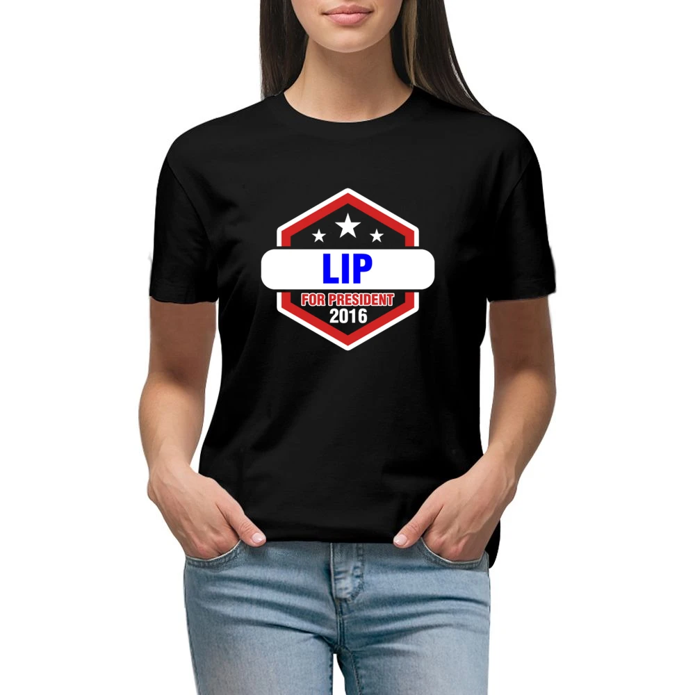Lip For President 2016 Shameless TV Show Premium Women Ladies T-shirt