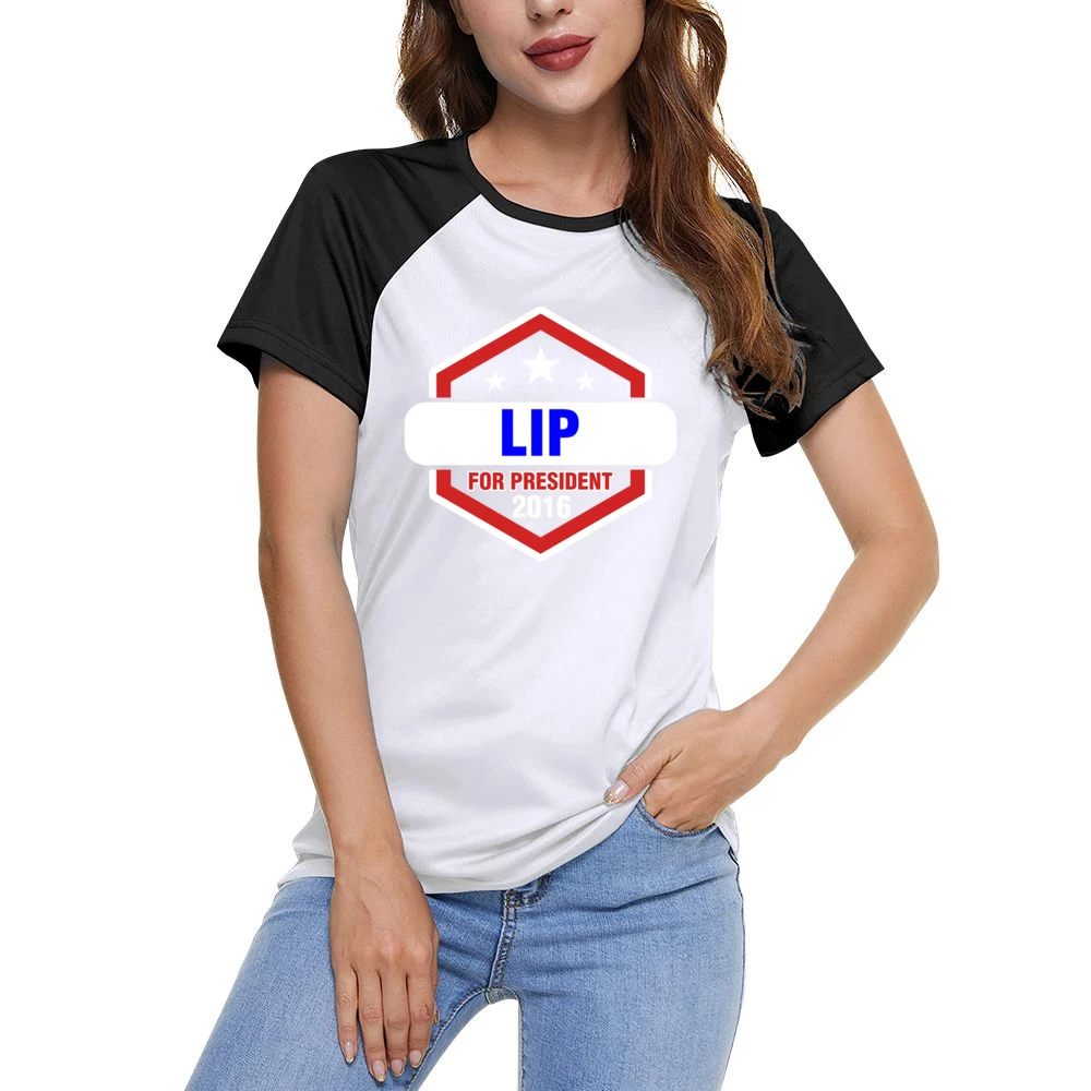 Lip For President 2016 Shameless TV Show Women Ladies Short Sleeve T-Shirt
