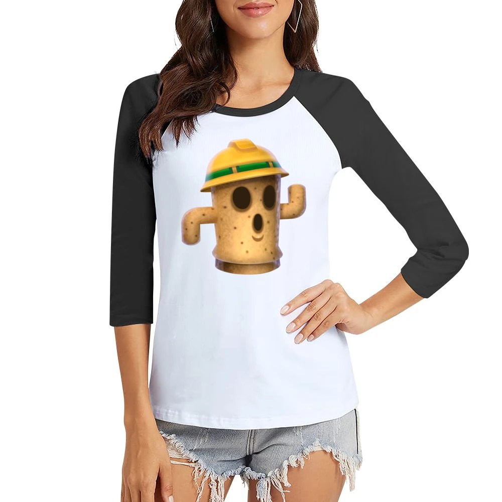 Lloid From Animal Crossing Nintendo Character Video Game Women Ladies 3-4 Sleeve T-Shirt