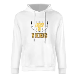 Locked On Vikings Football (all Styles And Colors Available) European Size Men Hoodie