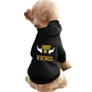 Locked On Vikings Football (all Styles And Colors Available) Pet Apparel Clothes