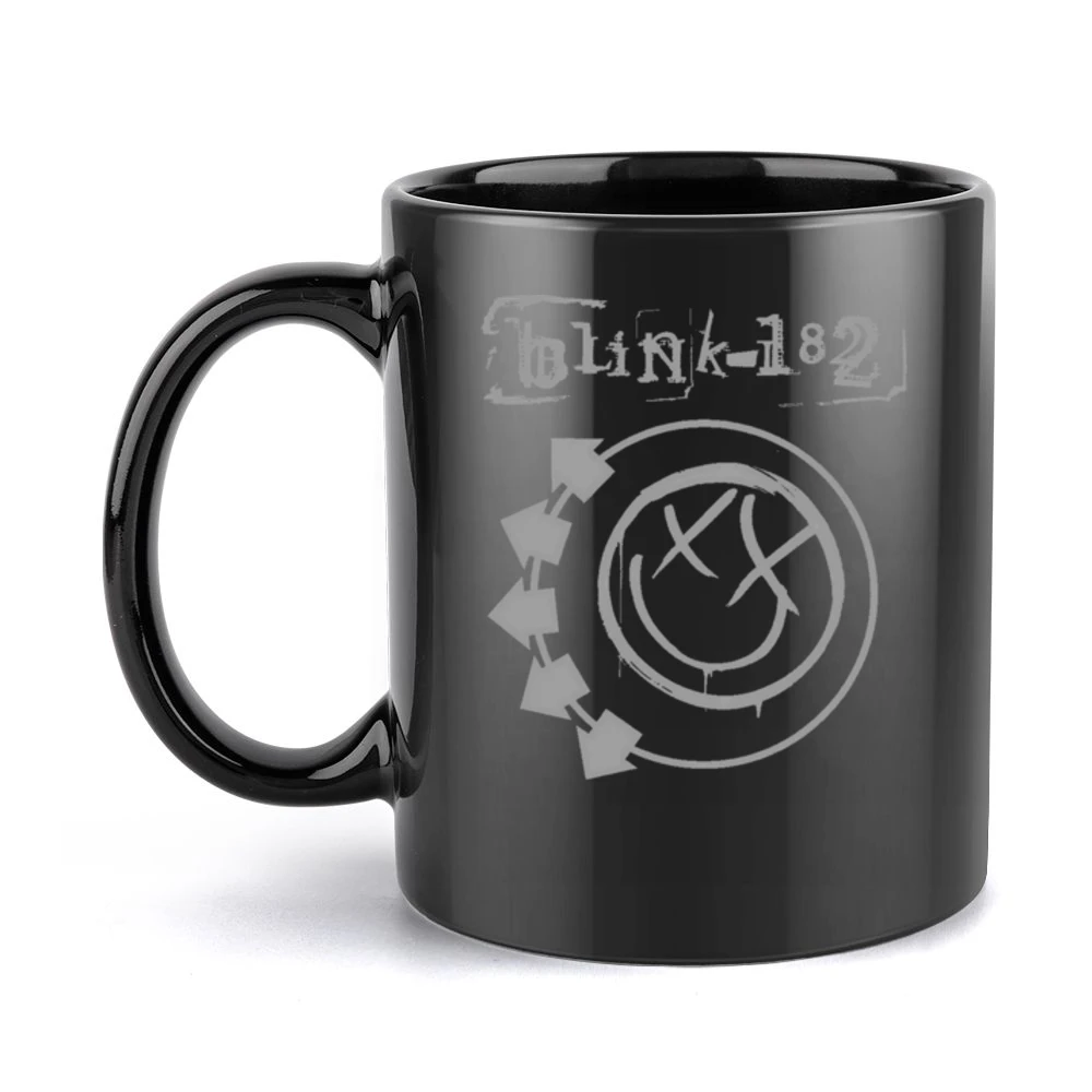 Logo Blink 182 rock band Black Mug