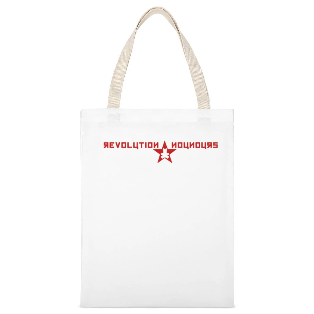 Lol funny revolution nounour teddy bear White Canvas Tote Shopping Bag