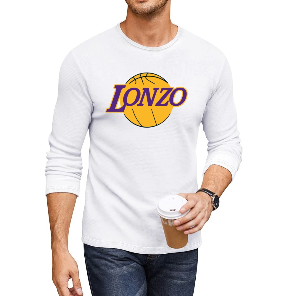 Lonzo Ball Los Angeles Basketball Draft Pick Parody Men CrewNeck Long Sleeve T-Shirt