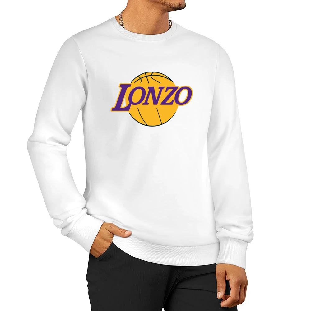Lonzo Ball Los Angeles Basketball Draft Pick Parody Men Pullover Sweatshirt