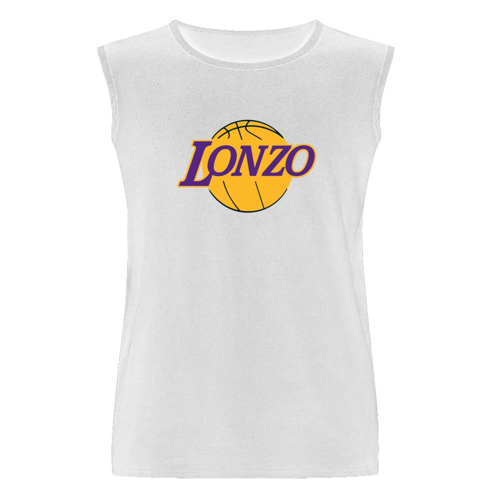 Lonzo Ball Los Angeles Basketball Draft Pick Parody Men Sleeveless T-Shirt