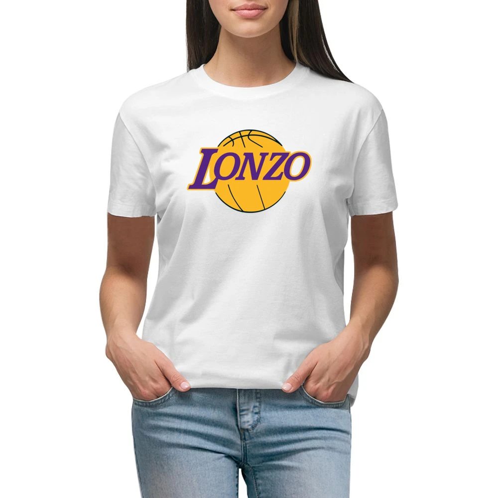 Lonzo Ball Los Angeles Basketball Draft Pick Parody Premium Women Ladies T-shirt