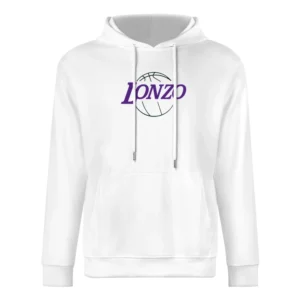 Lonzo Ball Los Angeles Basketball Draft Pick Parody Yellow European Size Men Hoodie