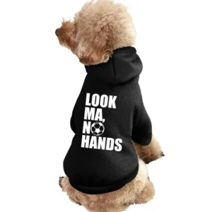 Look Ma No Hands Funny Soccer Player Fan Graphic Pet Apparel Clothes