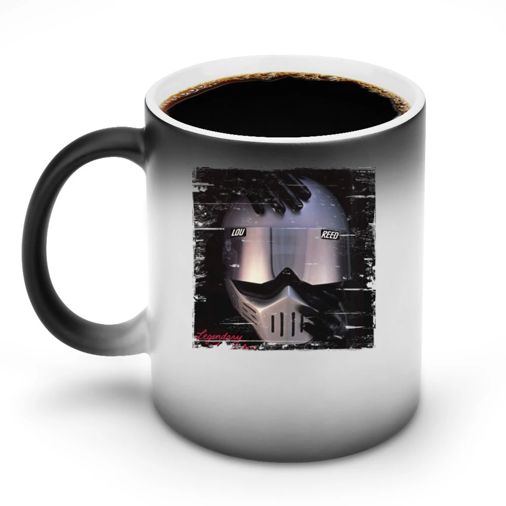 Lou Reed Legendary Hearts Album Cover Distressed Image Discoloration Mug
