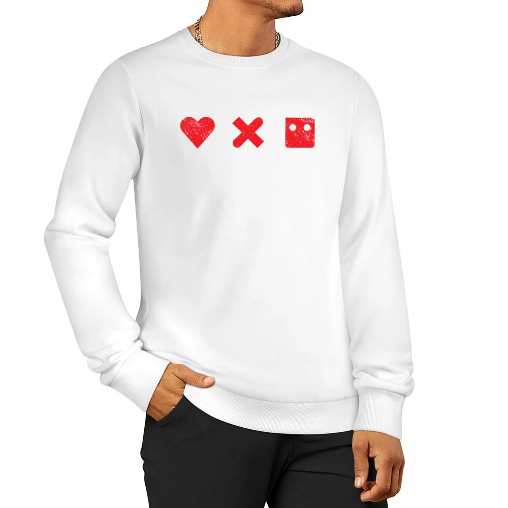 Love Death Robots Netflix Heavy Metal Sci Fi Tv Distressed Red Men Pullover Sweatshirt