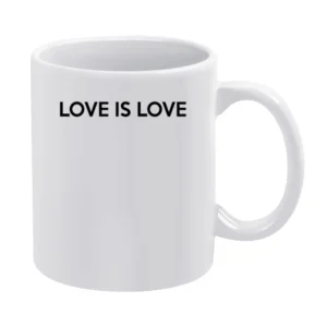 Love Is Love Kamala Harris Vice President Pride Parade Graphic Ladies White Mug