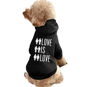 Love Is Love Men And Women Icons Straight Gay Lesbian LGBT Graphic Tee Pet Apparel Clothes