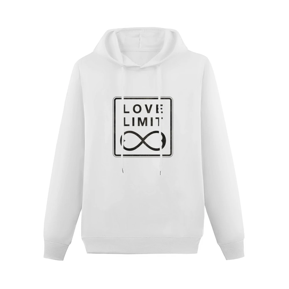 Love Limit Infinite Cute Heart Infinity Figure Eight Sign Graphic T Sh Men Hoodie Without Pocket
