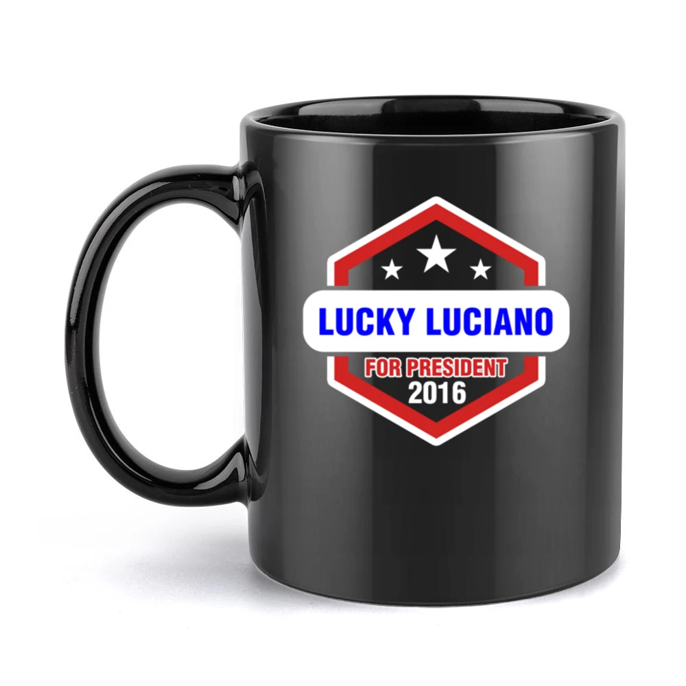 Lucky Luciano For President 2016 Boardwalk Empire TV Show Black Mug