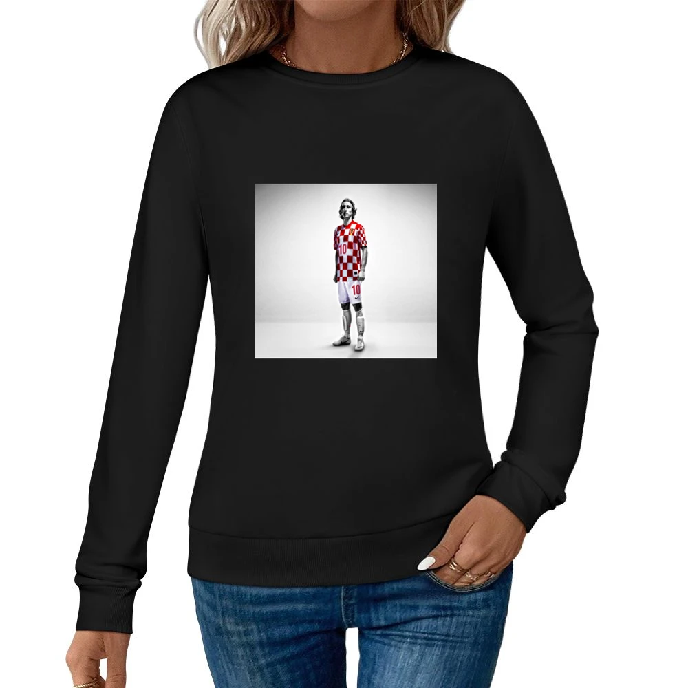 Luka Modric Croation Soccer Tshirt (all Colors and Styles available) Women Pullover Sweatshirt