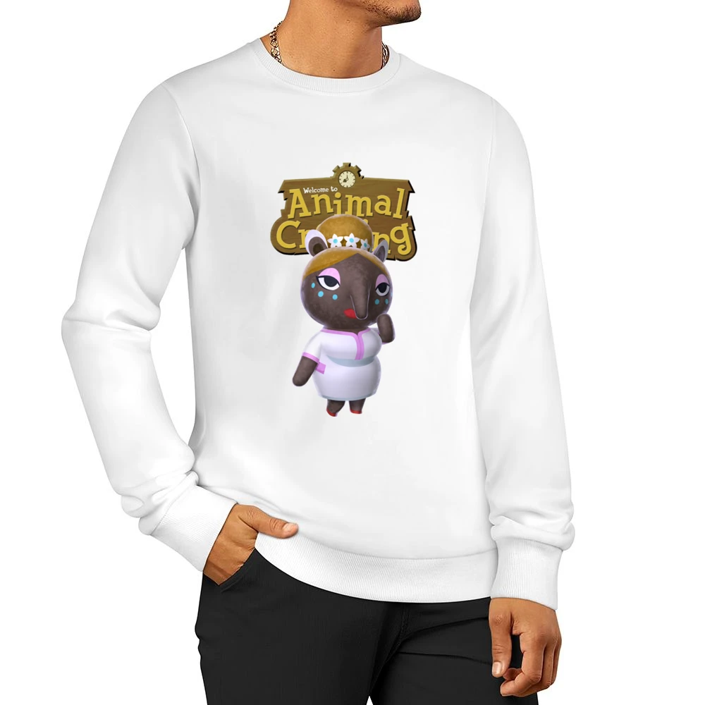 Luna From Animal Crossing Nintendo Video Game Fan Men Pullover Sweatshirt