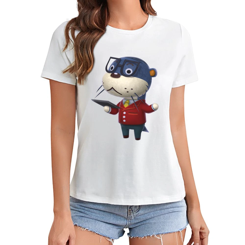 Lyle From Animal Crossing Nintendo Character Video Game Asian Size Women Ladies T-shirt
