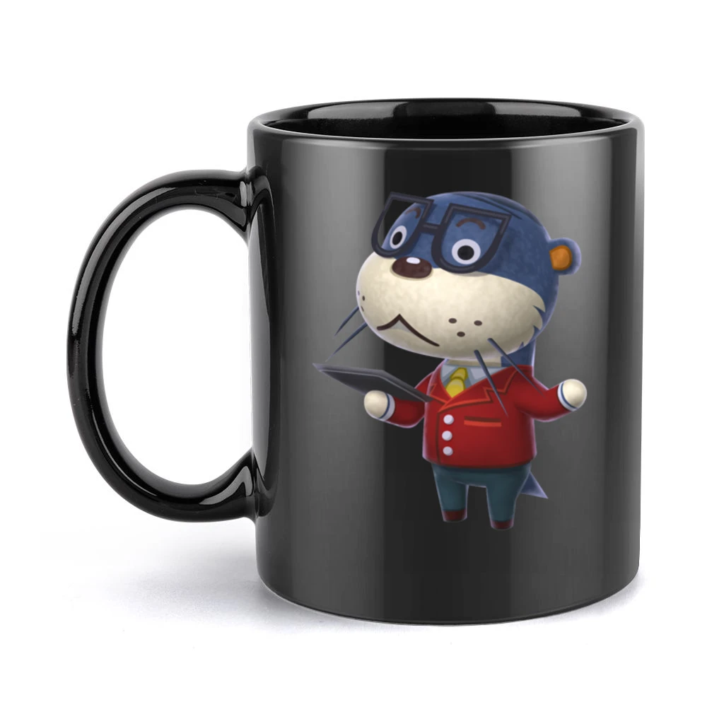 Lyle From Animal Crossing Nintendo Character Video Game Black Mug