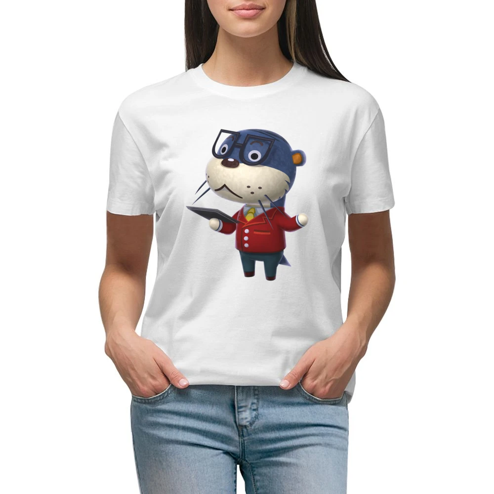 Lyle From Animal Crossing Nintendo Character Video Game Premium Women Ladies T-shirt