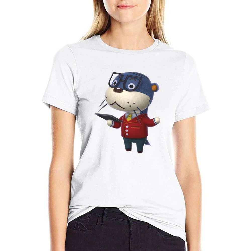 Lyle From Animal Crossing Nintendo Character Video Game US Size Women Ladies T-shirt