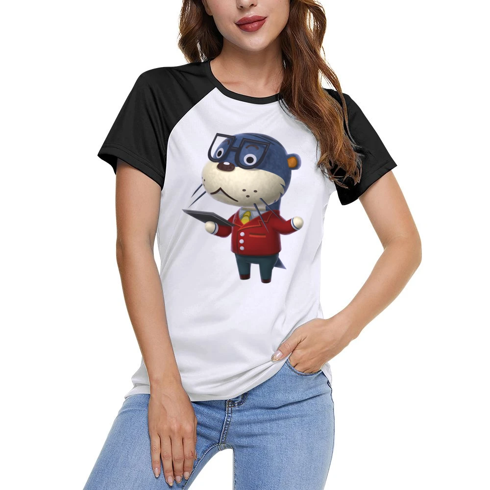 Lyle From Animal Crossing Nintendo Character Video Game Women Ladies Short Sleeve T-Shirt