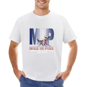 MIP Mice in pink - pinky and the brain MIB men in black parody coming Asian Size Men T-Shirt