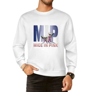 MIP Mice in pink - pinky and the brain MIB men in black parody coming European Size Pullover Sweater