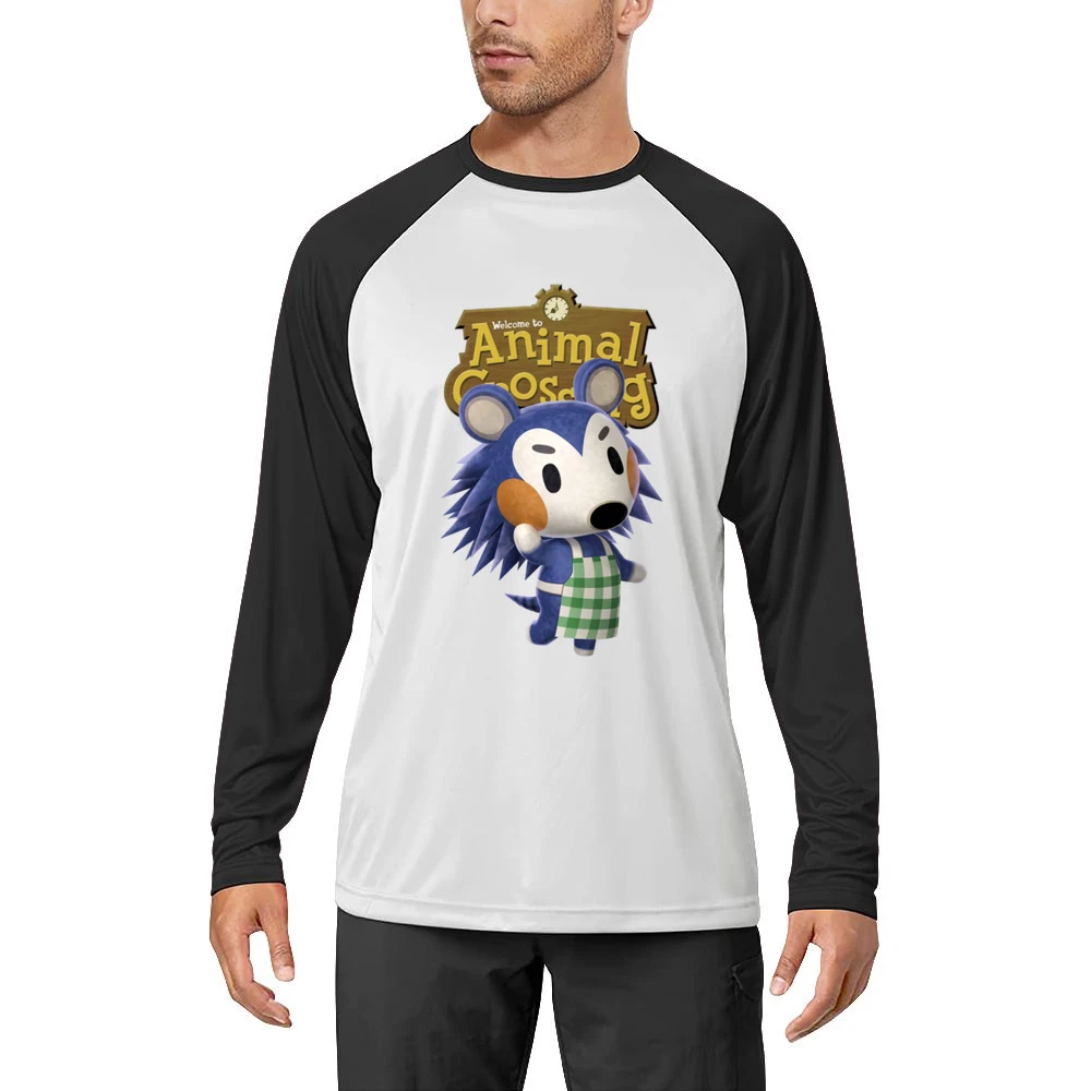 Mabel Able From Animal Crossing Nintendo Video Game Fan Men Long Sleeve T-Shirt