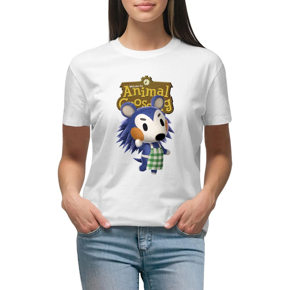 Mabel Able From Animal Crossing Nintendo Video Game Fan Premium Women Ladies T-shirt