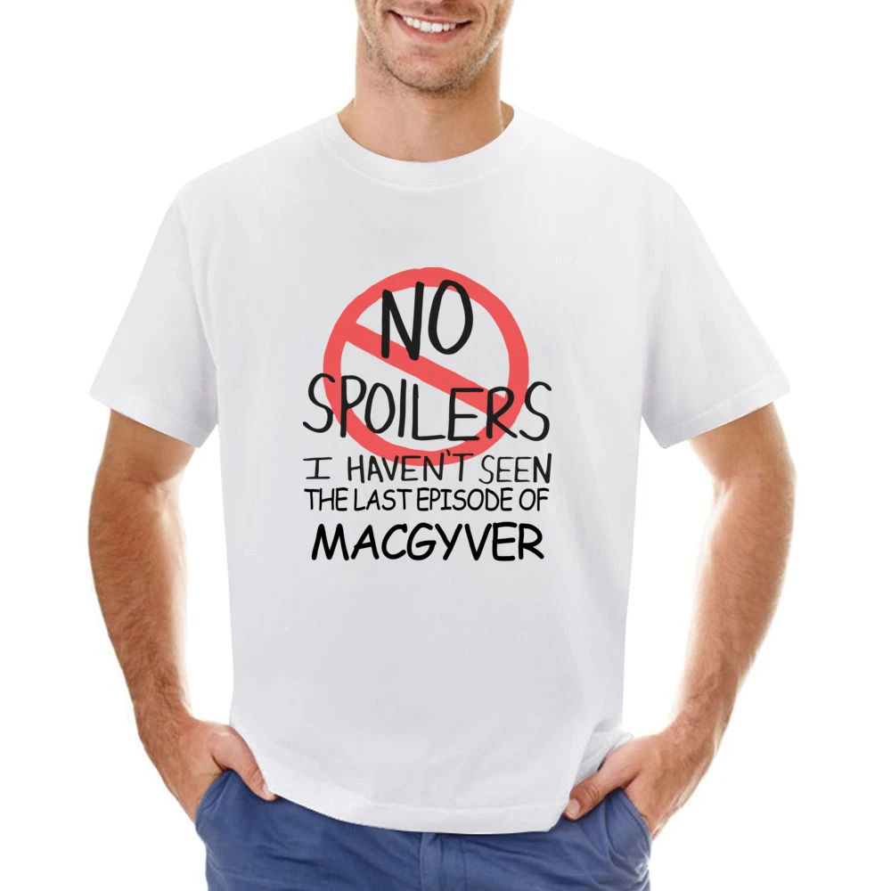 Macgyver No Spoilers Last Episode Tv Funny Asian Size Men T-Shirt