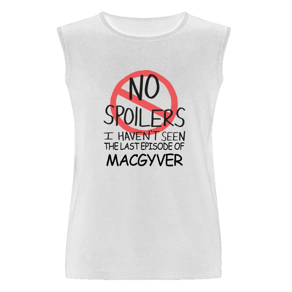 Macgyver No Spoilers Last Episode Tv Funny Men Sleeveless T-Shirt