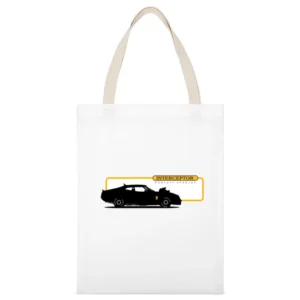 Mad Max Interceptor White Canvas Tote Shopping Bag