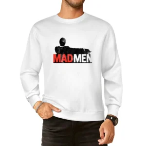 Madmen Vintage Style Distressed Popular TV Show Title Graphic Fan T Sh European Size Pullover Sweater