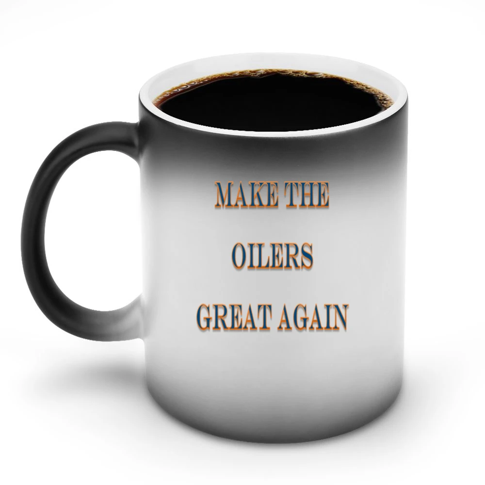 Make The Oilers Great Again Tshirt (all styles and colors available) Discoloration Mug